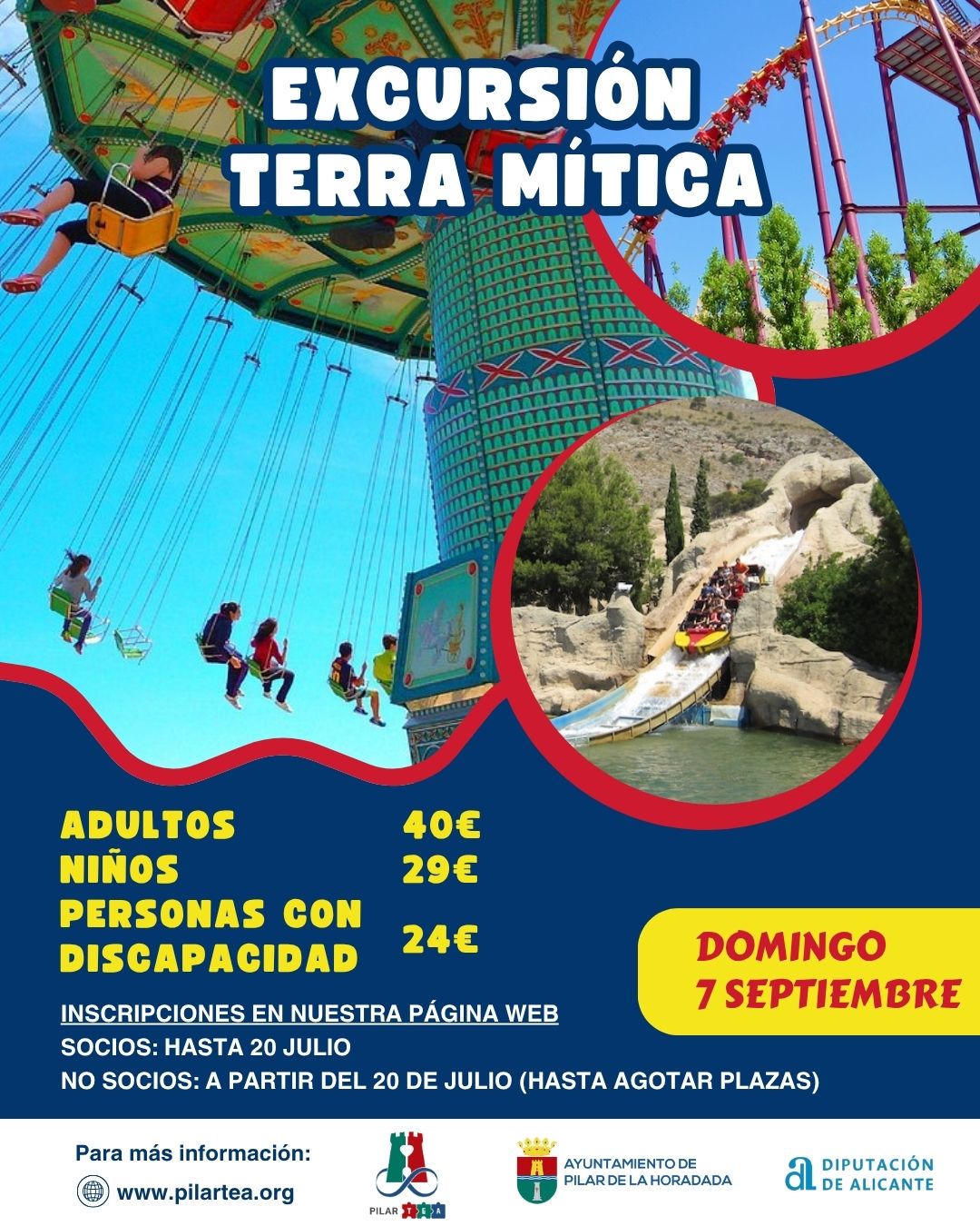 Cartel Terra Mítica | PilarTEA 2025